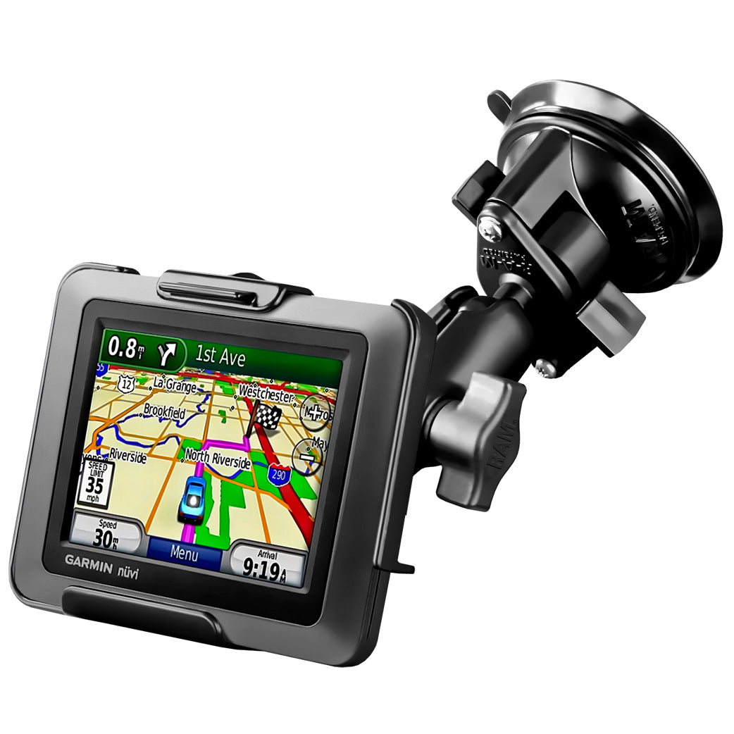 RAM twist lock zuigcupmontage voor garmin nuvi 220 zumo 220 meer - RAM Mounts RAM-B-166-GA32