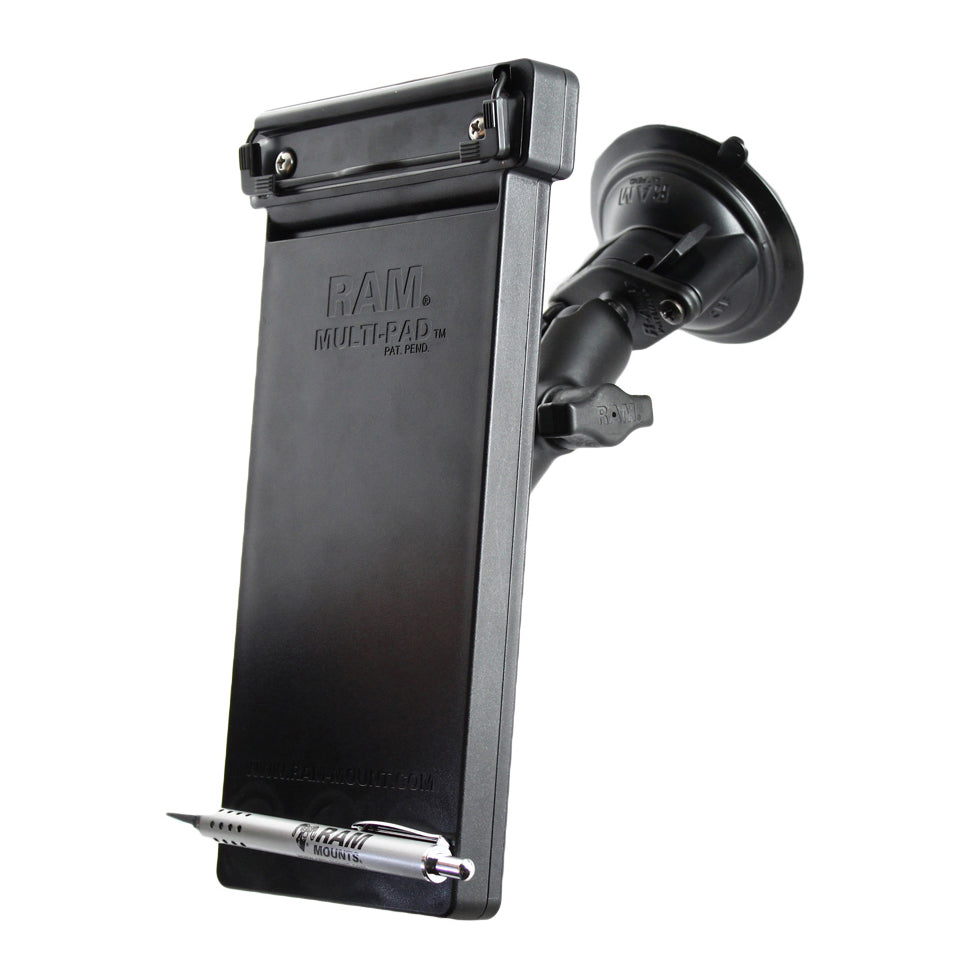 RAM multi pad mount met RAM twist lock suction cup base - RAM Mounts RAM-B-166-MP1U