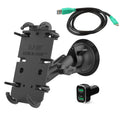 RAM quick grip xl type c voertuig bundle - RAM Mounts RAM-B-166-PD4-2QCCIGU