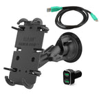 RAM quick grip xl type c voertuig bundle - RAM Mounts RAM-B-166-PD4-2QCCIGU