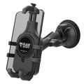 RAM quick griptrade pro telefoonhouder met twist locktrade zuignap medium - RAM Mounts RAM-B-166-PD5U