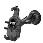 RAM Quick-Grip™ Pro Telefoonhouder met Twist-Lock™ Zuignap - Medium - RAM Mounts RAM-B-166-PD5U afbeelding 2