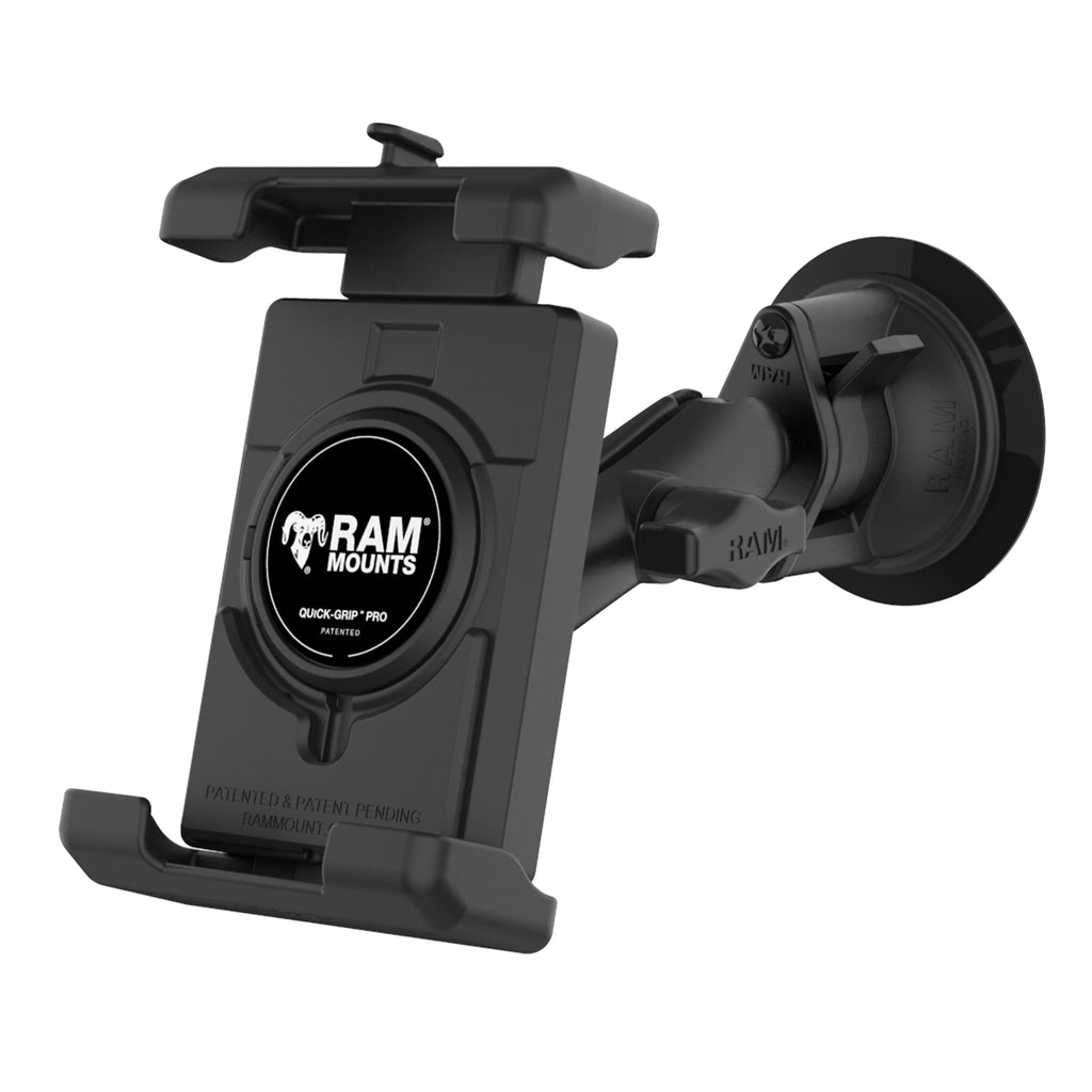RAM Quick-Grip™ Pro XL Telefoonbevestiging met Twist-Lock™ Vacuümzuignap - RAM Mounts RAM-B-166-PD7U afbeelding 2
