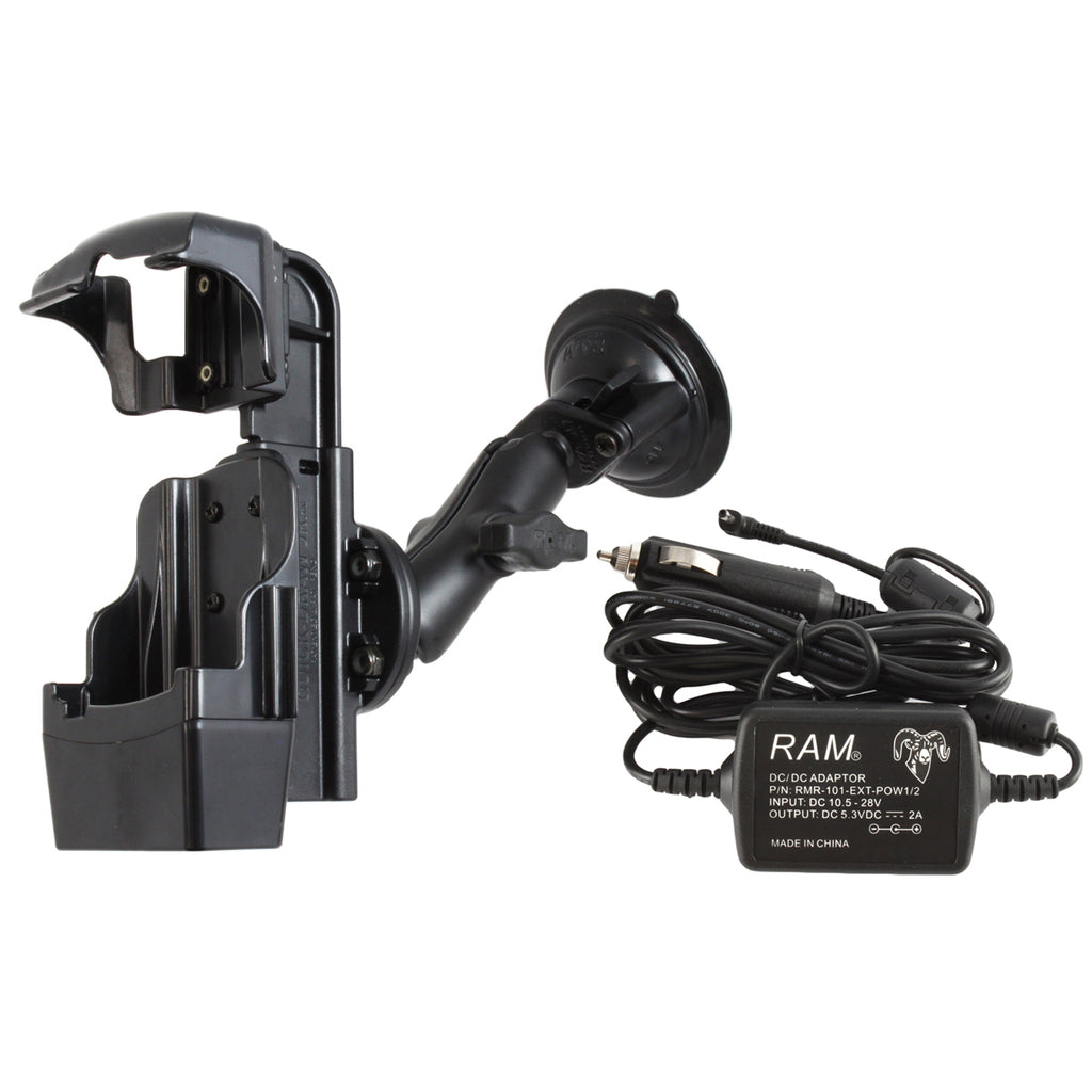 RAM twist lock zuignapbevestiging met dock voor motorola MC67 meer - RAM Mounts RAM-B-166-SYM3PAECU