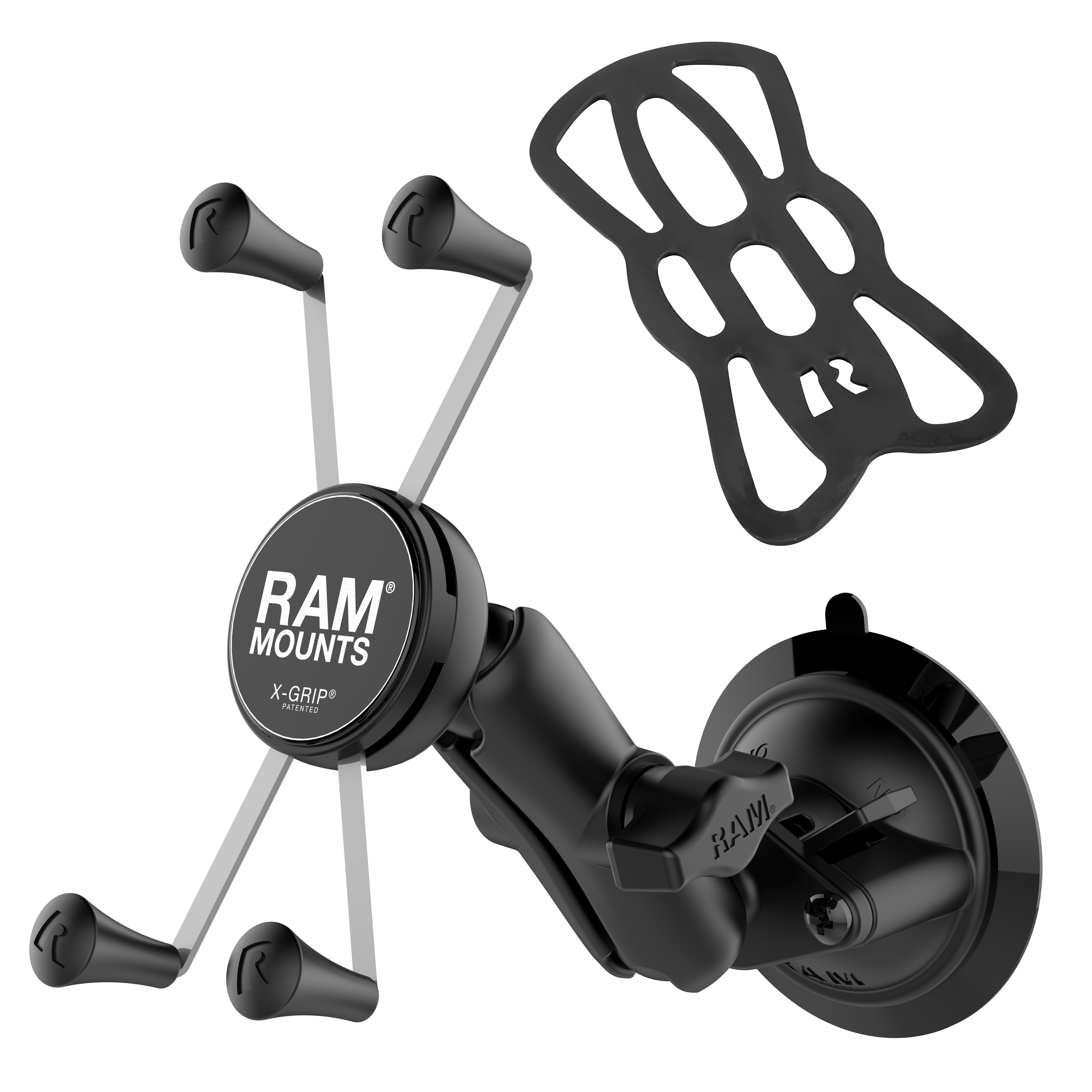 RAM X-Grip® Grote Telefoonhouder met Twist-Lock™ Zuignap - Medium - RAM Mounts RAM-B-166-UN10U afbeelding 2