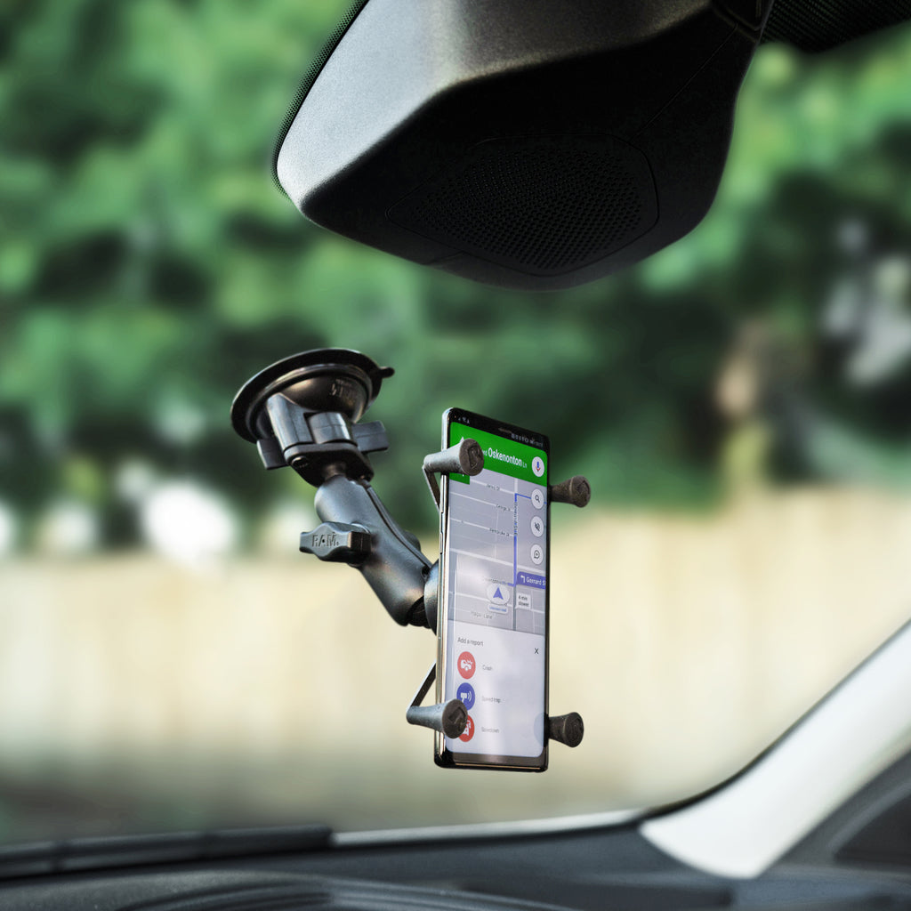 RAM X-Grip® Grote Telefoonhouder met Twist-Lock™ Zuignap - Medium - RAM Mounts RAM-B-166-UN10U afbeelding 5