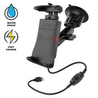 RAM quick grip 15w waterdichte draadloze oplaadzuignap montage - RAM Mounts RAM-B-166-UN14W-1