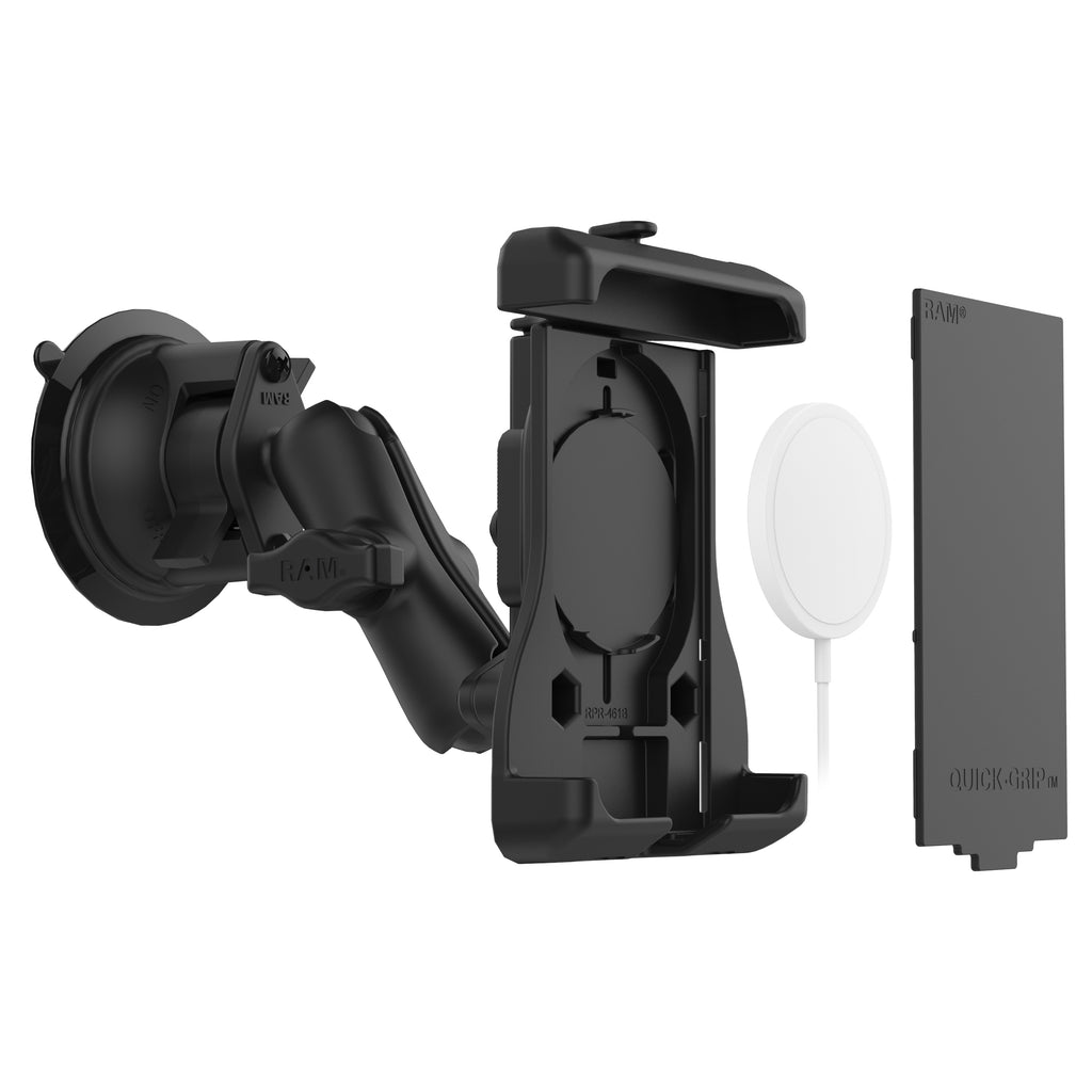 RAM Quick-Grip™ zuignapmontage voor iPhone 12 Serie + MagSafe - RAM Mounts RAM-B-166-UN15WU afbeelding 2