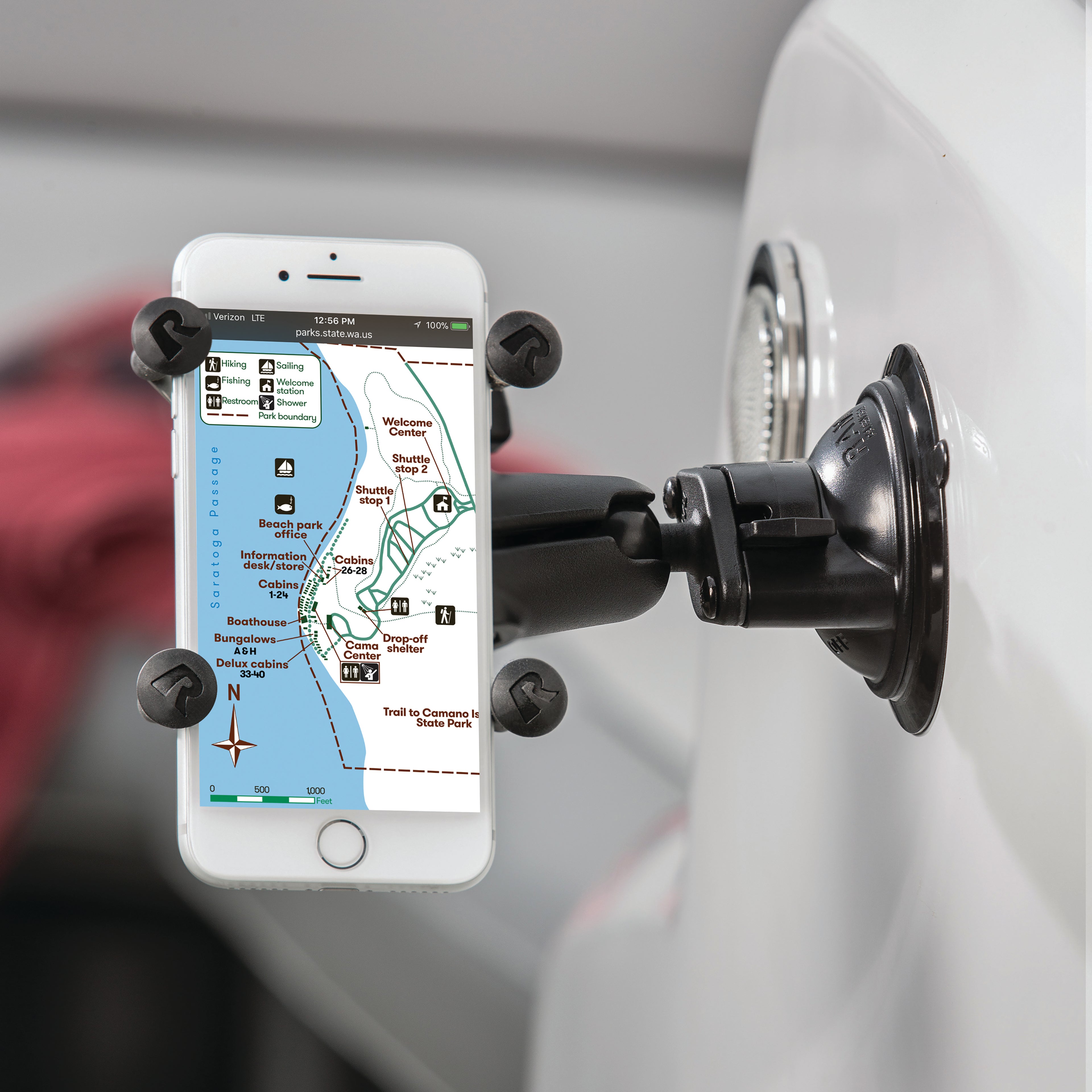 RAM X-Grip® Universele Telefoon Houder met Bal - B Maat - RAM Mounts RAM-HOL-UN7BU afbeelding 5