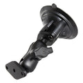 RAM twist lock dubbele bal mount met zuignap kort - RAM Mounts RAM-B-166U-A