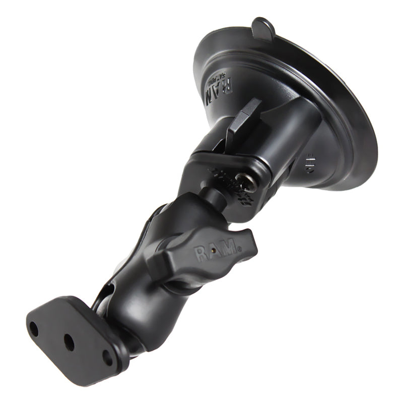 RAM twist lock dubbele bal mount met zuignap kort - RAM Mounts RAM-B-166U-A