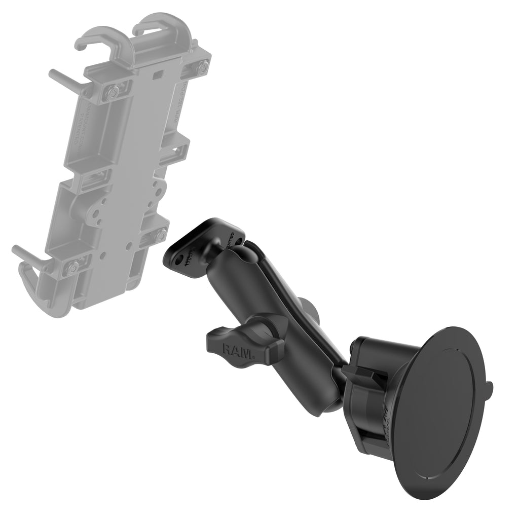 RAM Twist-Lock™ Dubbele Balbevestiging met zuignap - Medium - RAM Mounts RAM-B-166U afbeelding 3