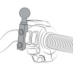 RAM Motorfiets Rem/Koppeling Reservoir Basis met Actie Camera Bevestiging - RAM Mounts RAM-B-174-A-GOP1U afbeelding 3