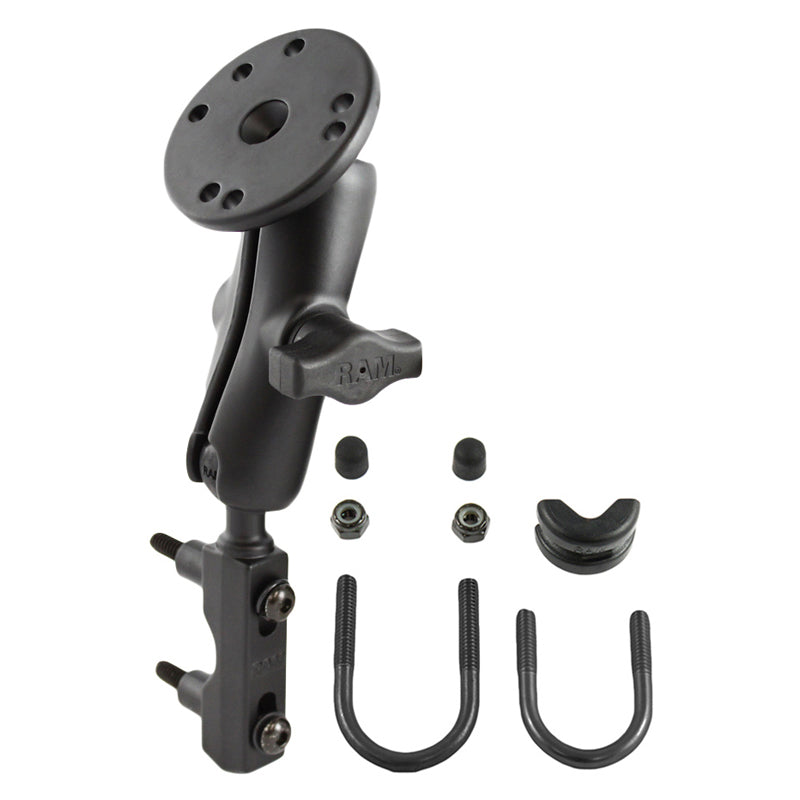 RAM motorfiets remkoppeling reservoir montage met ronde plaat - RAM Mounts RAM-B-174-202U