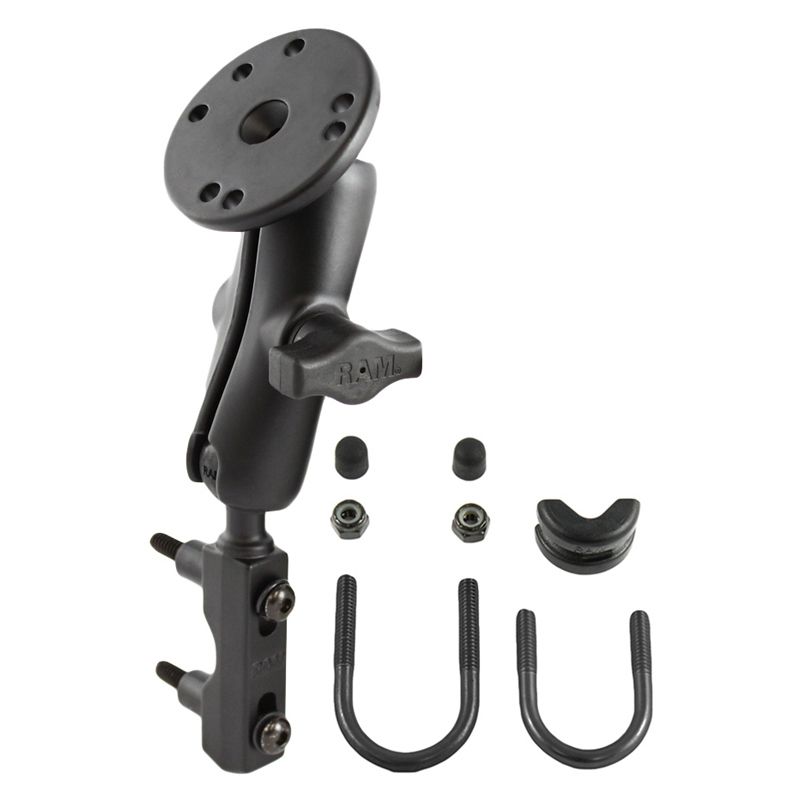 RAM Motorfiets Rem/Koppeling Reservoir Montage met Ronde Plaat - RAM Mounts RAM-B-174-202U afbeelding 1