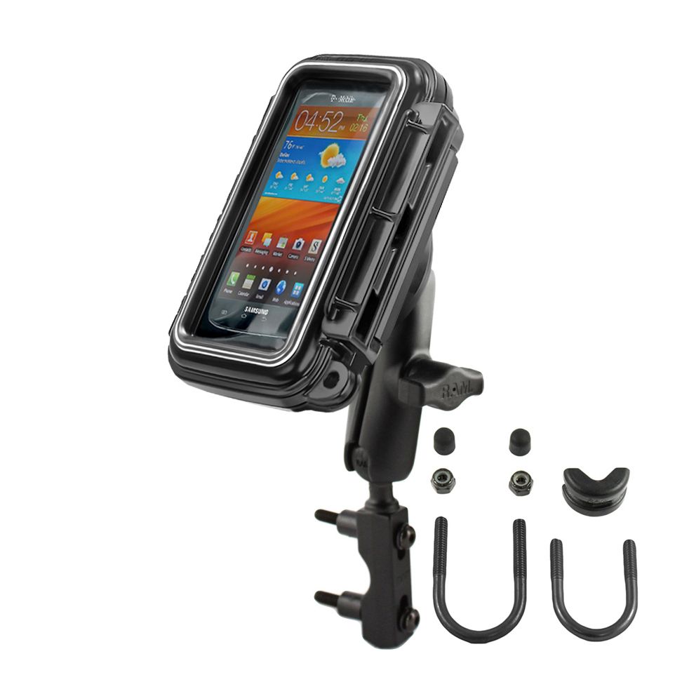 RAM Aqua Box® met Rem-/Koppelingsvoorraadbakmontage voor Middelgrote Apparaten - RAM Mounts RAM-B-174-AQ2U afbeelding 1