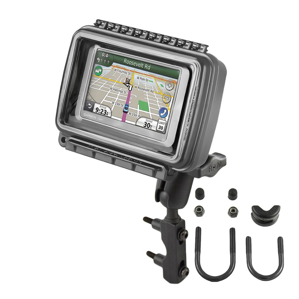 RAM Aqua Box® met Rem-/Koppelingsreservoirbevestiging voor Medium Brede Apparaten - RAM Mounts RAM-B-174-AQ6U afbeelding 1