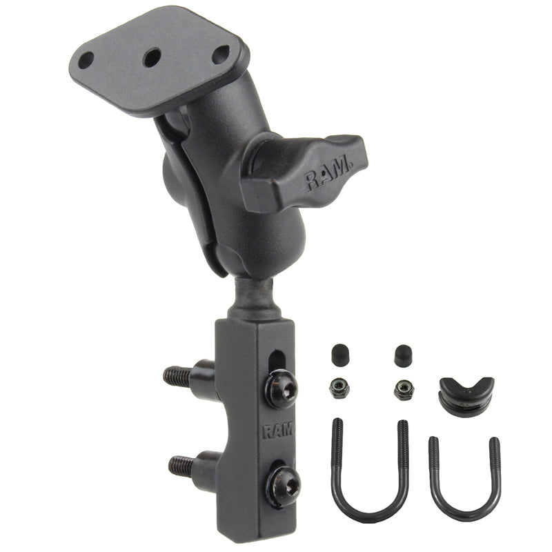 RAM motorfiets remkoppeling reservoir montage met diamantplaat kort - RAM Mounts RAM-B-174U-A
