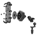 RAM Quick-Grip™ XL Telefoonhouder met Vibe-Safe™ & Fork Stem Basis - Kort - RAM Mounts RAM-B-176-A-PD4-462 afbeelding 3