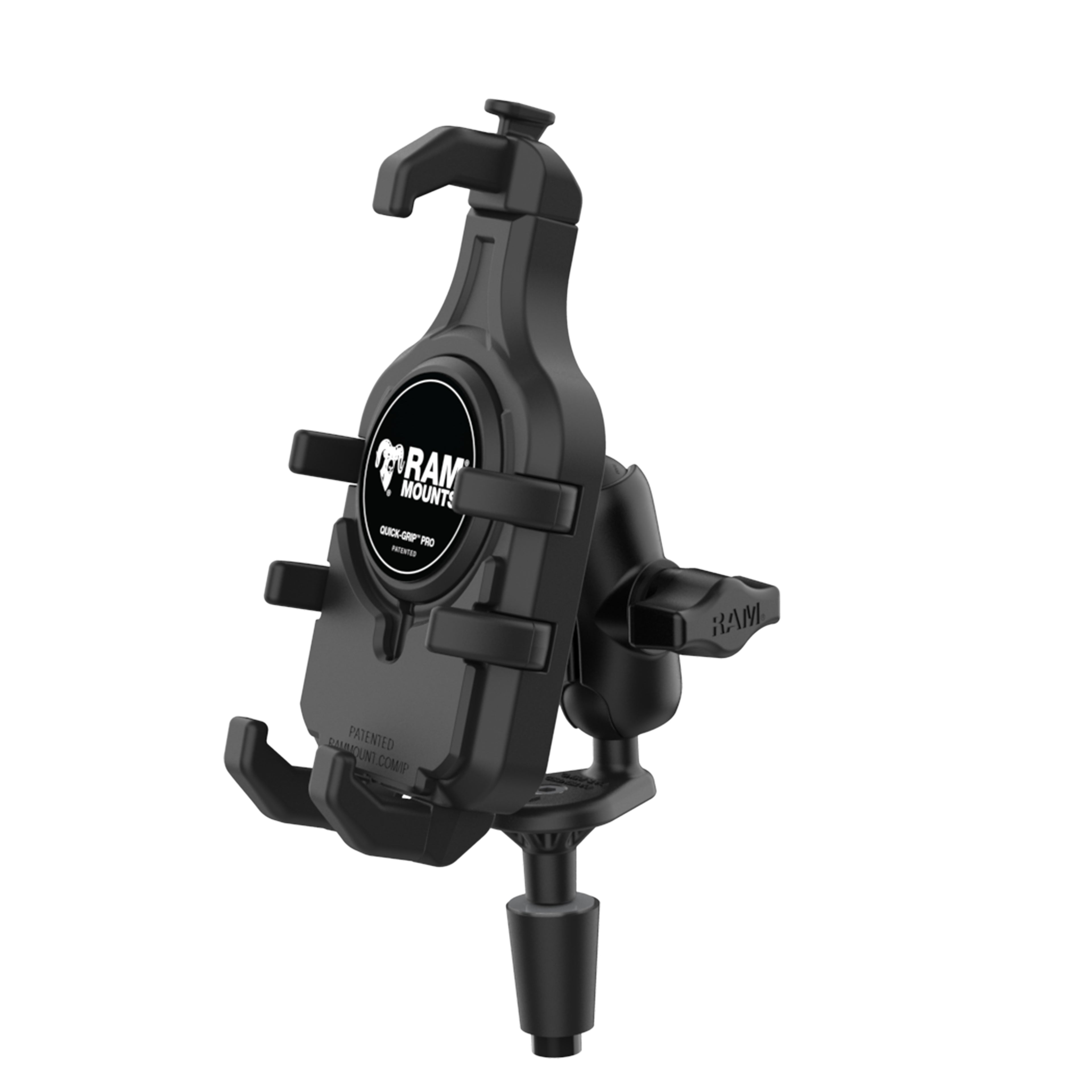 RAM Quick-Grip™ Pro Telefoonbevestiging met Fork Stem basis - Kort - RAM Mounts RAM-B-176-A-PD5U afbeelding 2