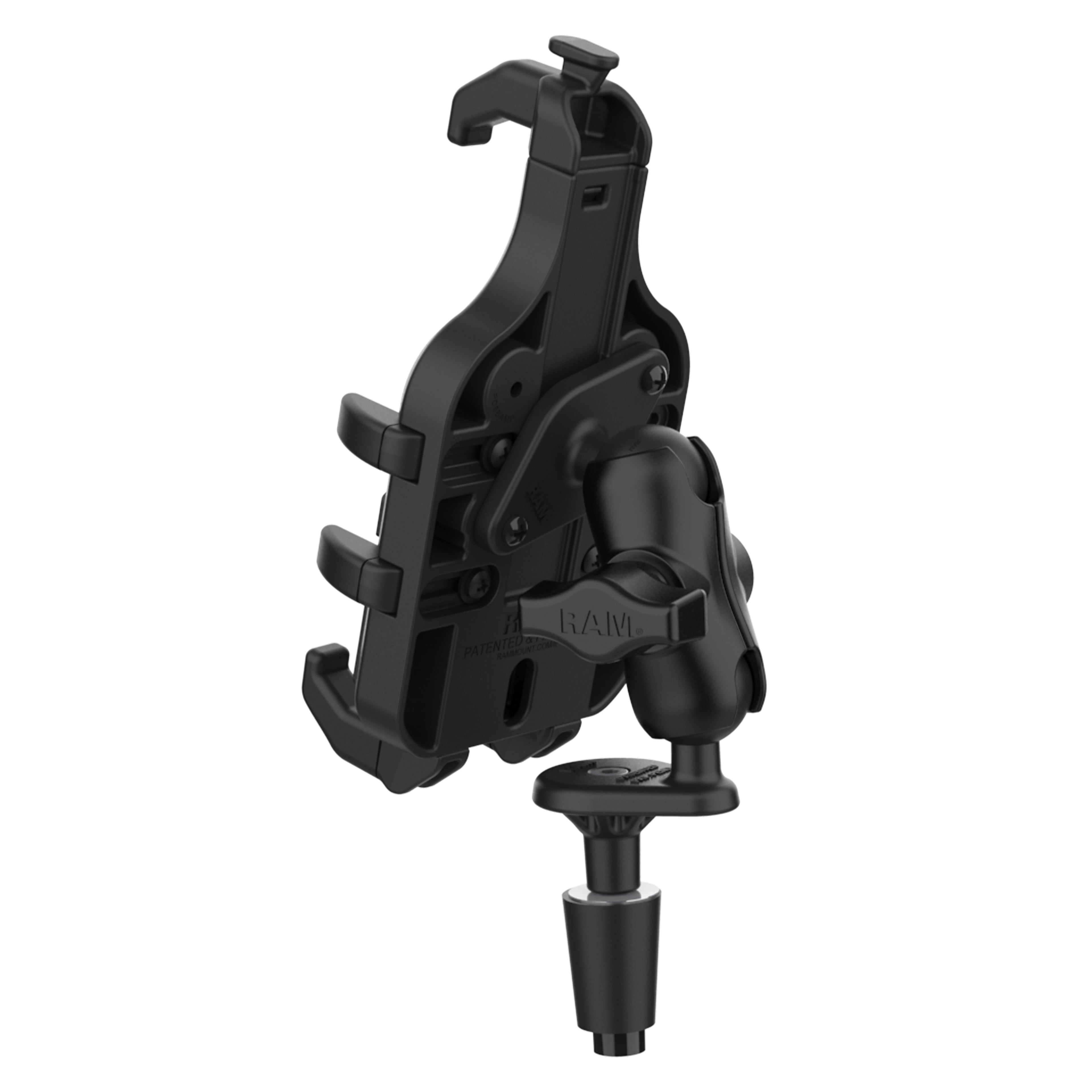 RAM Quick-Grip™ Pro Telefoonbevestiging met Fork Stem basis - Kort - RAM Mounts RAM-B-176-A-PD5U afbeelding 3