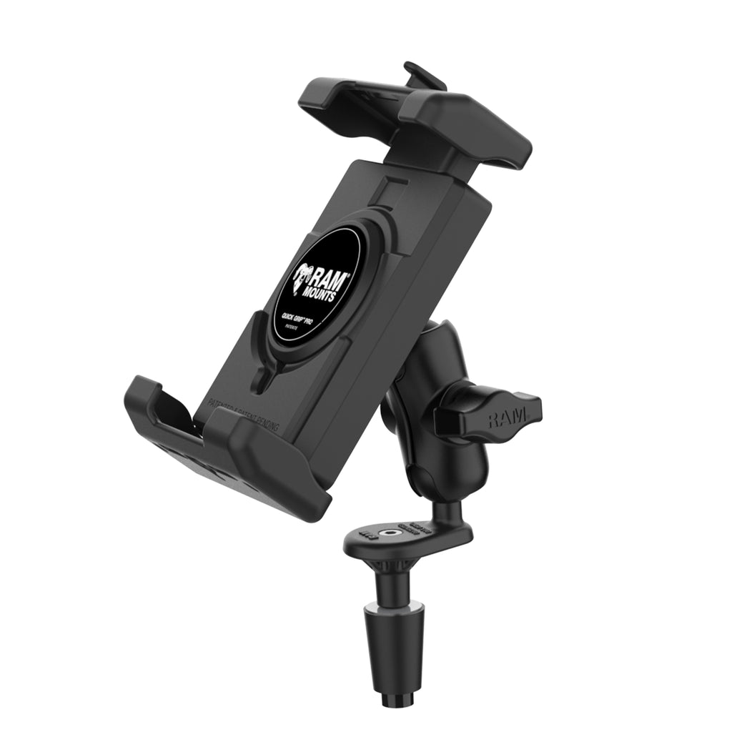 RAM Quick-Grip™ Pro XL Telefoonbevestiging met Fork Stem Basis - Kort - RAM Mounts RAM-B-176-A-PD7U afbeelding 2
