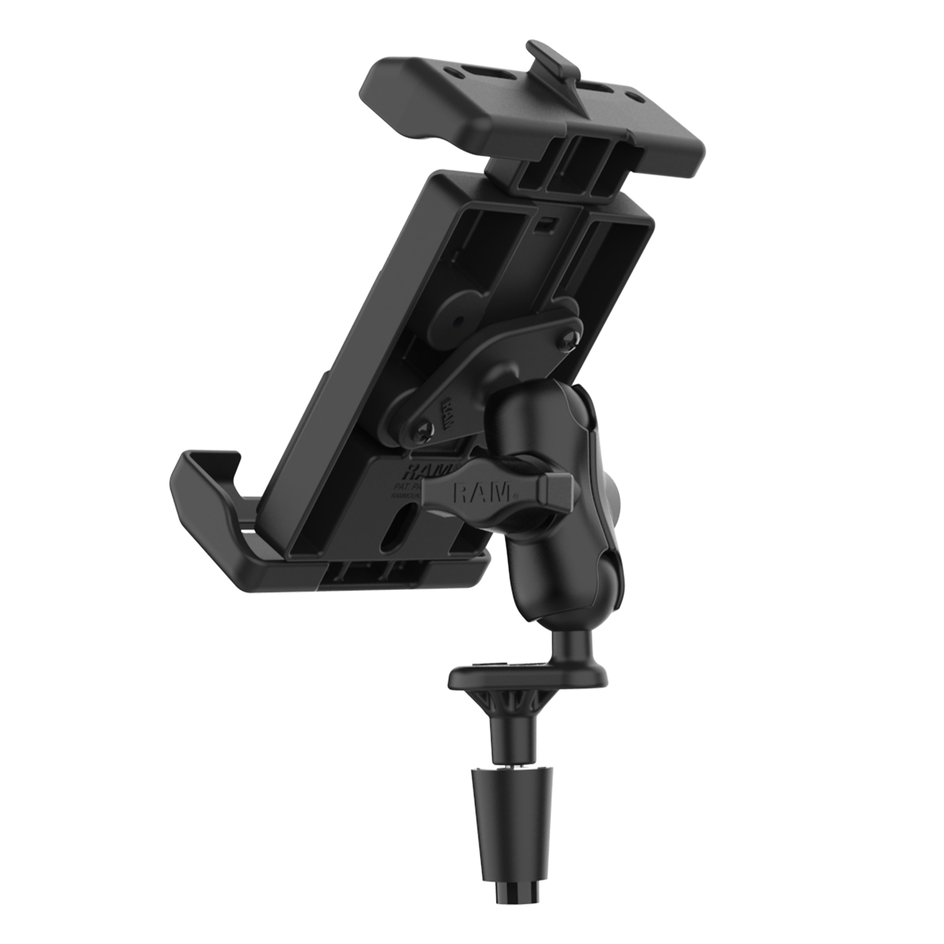 RAM Quick-Grip™ Pro XL Telefoonbevestiging met Fork Stem Basis - Kort - RAM Mounts RAM-B-176-A-PD7U afbeelding 3