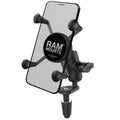RAM x gripreg telefoonhouder met motorfiets fork stem basis - RAM Mounts RAM-B-176-A-UN7U