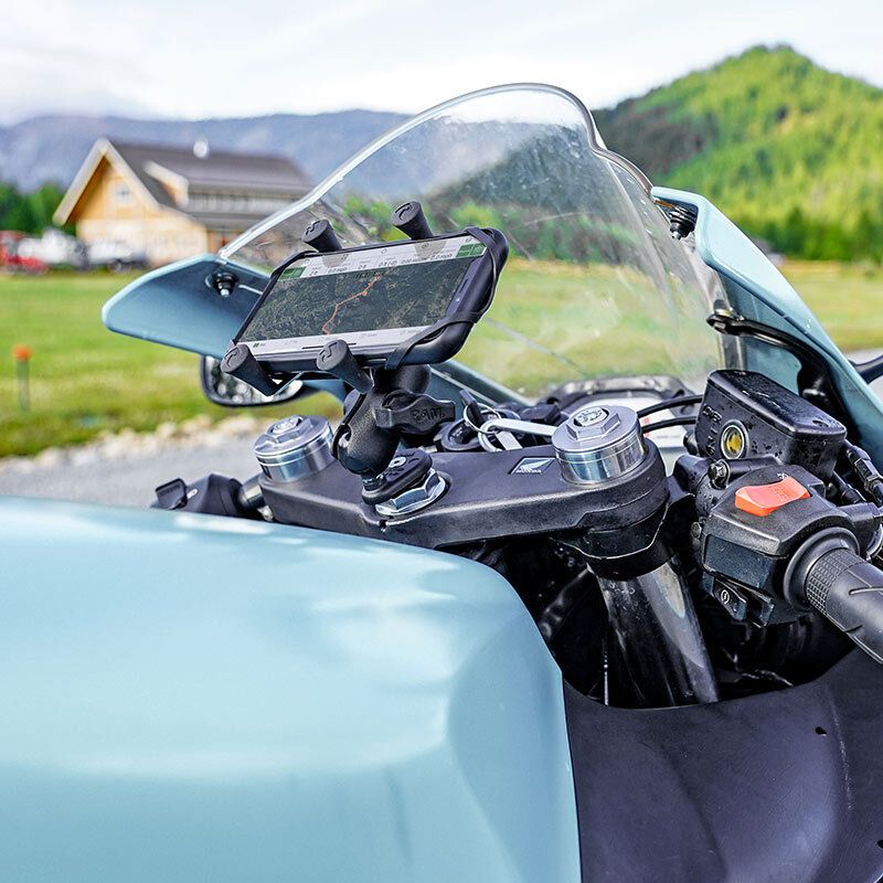 RAM X-Grip® Telefoonhouder met Motorfiets Fork Stem Basis - RAM Mounts RAM-B-176-A-UN7U afbeelding 3