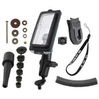 RAM aqua boxreg pro 20 voor iPhone 5 met fork stem basis voor motorfiets - RAM Mounts RAM-B-176-AQ7-2-I5C