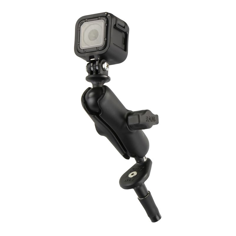 RAM Motorfiets Fork Stem Montage met Universele Actie Camera Adapter - RAM Mounts RAM-B-176-GOP1U afbeelding 2