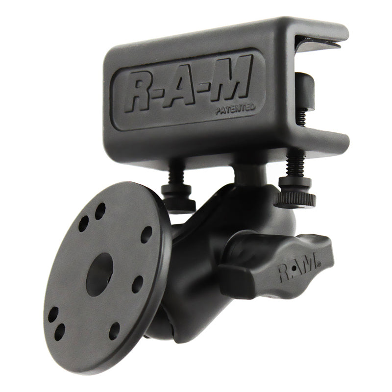 RAM zonnekap klem dubbele bal montage met ronde plaat - RAM Mounts RAM-B-177-202U