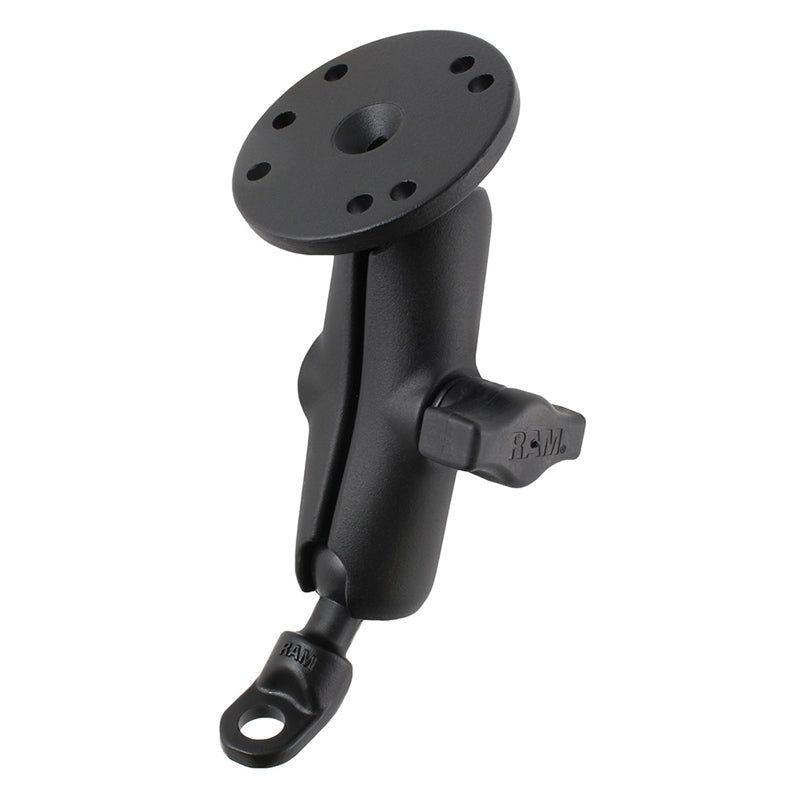 RAM 9mm Schuine Boutkop Adapter Montage met Ronde Plaat - Medium - RAM Mounts RAM-B-180-202U afbeelding 1
