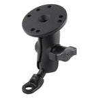 RAM 9mm Schuine Boutkop AdapterMontage met Ronde Plaat - Kort - RAM Mounts RAM-B-180-A-202U afbeelding 1