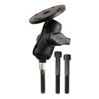 RAM stuur klembevestiging met M8 bouten en ronde plaat kort - RAM Mounts RAM-B-186-A-202U