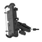 RAM quick grip xl telefoonhouder met handgreep a stijl M6 boutbasis - RAM Mounts RAM-B-186-M6-PD4U