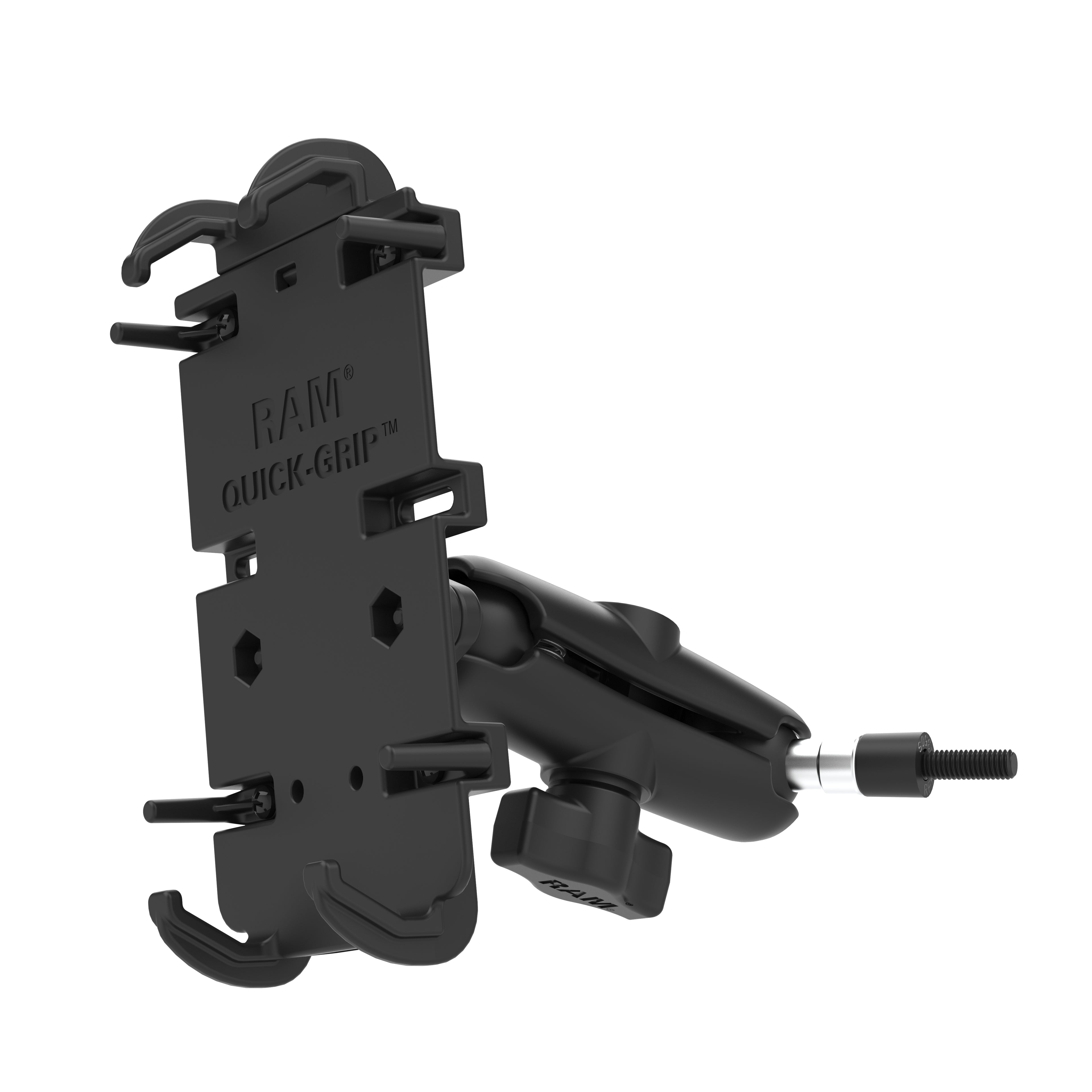 RAM Quick-Grip™ XL telefoonhouder met handgreep & A-stijl M6-boutbasis - RAM Mounts RAM-B-186-M6-PD4U afbeelding 2