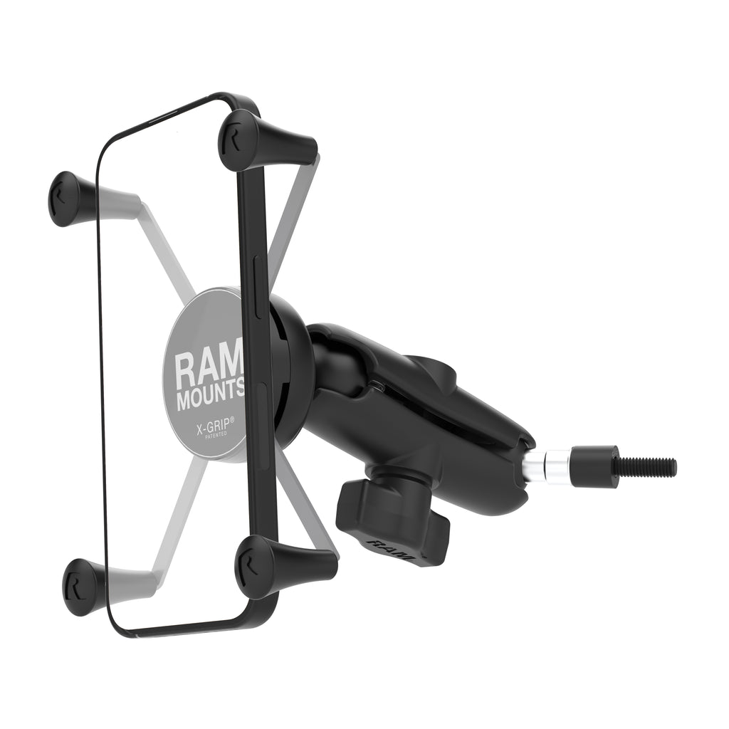 RAM X-Grip grote telefoonhouder met handgreep en a stijl M6 boutbasis - RAM Mounts RAM-B-186-M6-UN10U