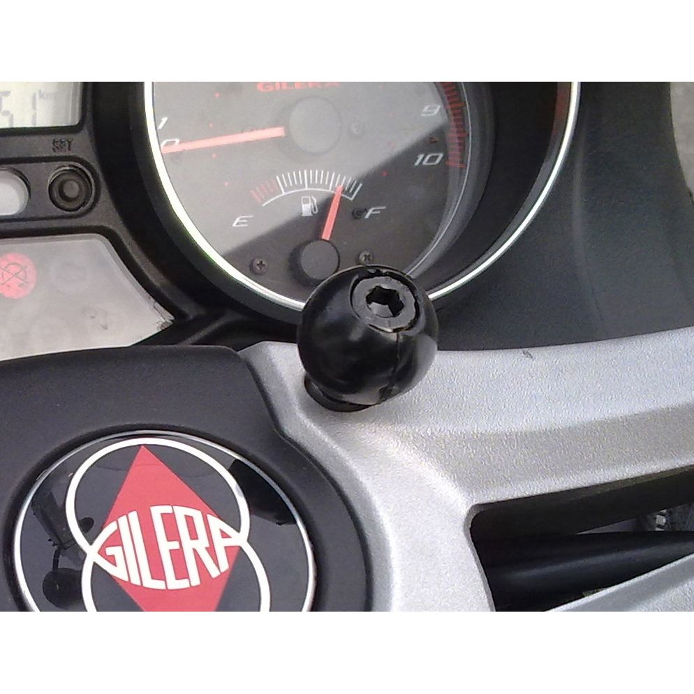 RAM Motorfiets stuurklembevestiging met M8-bouten - Kort - RAM Mounts RAM-B-186U-A afbeelding 2