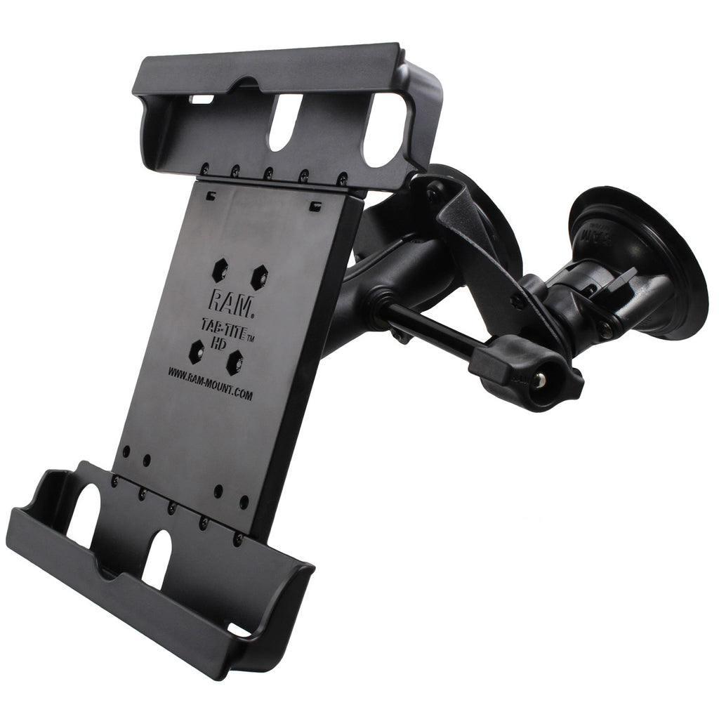 RAM Tab-Tite™ met RAM Twist-Lock™ Dubbele Zuignap voor tablets met hoezen - RAM Mounts RAM-B-189-PIV1-TAB20-ALA1-KRU afbeelding 1