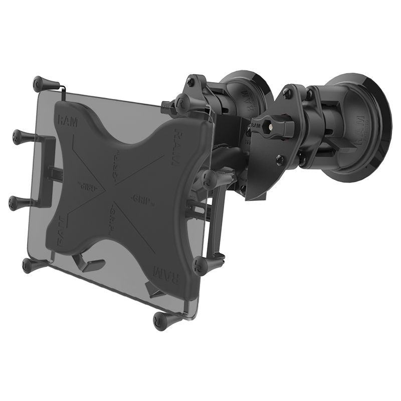 RAM X-Grip® met RAM Twist-Lock™ Pivot Suction voor 30,48 cm (12") -33,02 cm (13") tablets - RAM Mounts RAM-B-189-PIV1-UN11U afbeelding 1