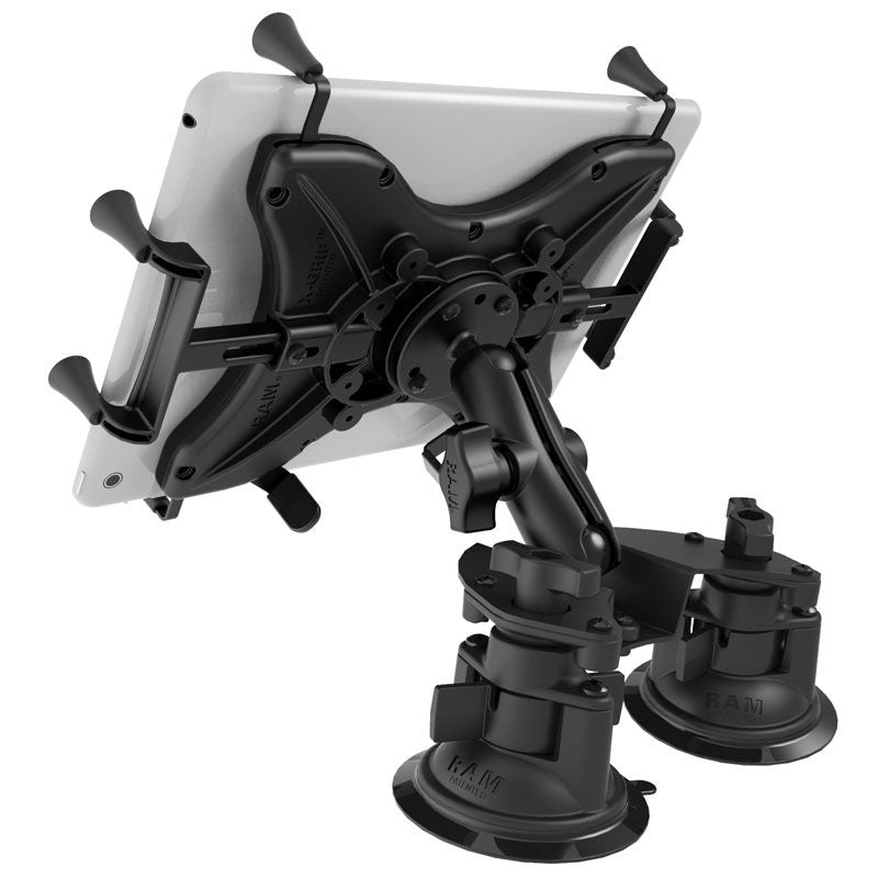 RAM X-Grip® met Twist-Lock™ Pivot Zuigmond voor 22,86 cm (9") -27,94 cm (11") Tablets - Medium - RAM Mounts RAM-B-189-PIV1-UN9U afbeelding 3