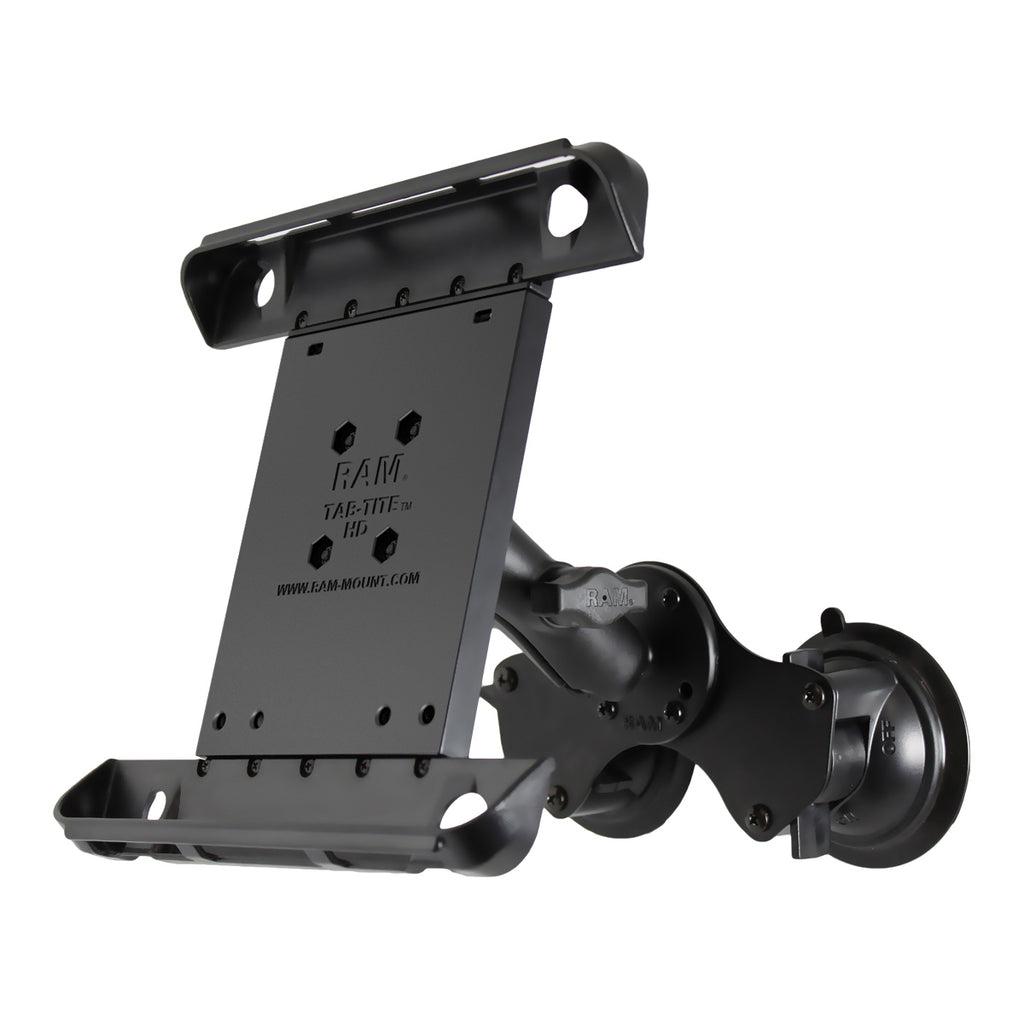 RAM Tab-Tite™ met Twist-Lock™ Dubbele zuignap voor iPad Gen 1-4 - RAM Mounts RAM-B-189-TAB3U afbeelding 1