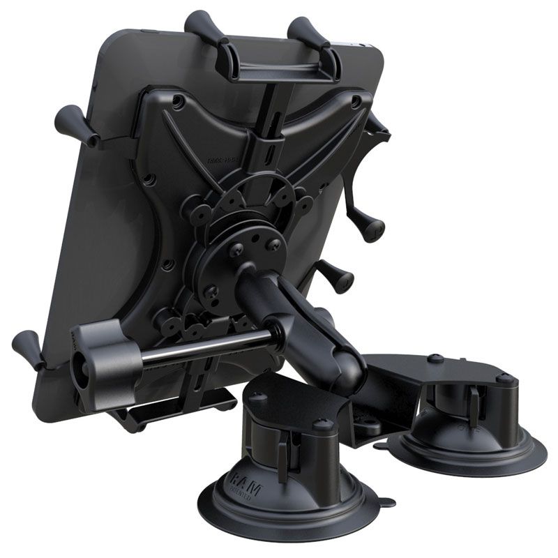 RAM X-Grip® met Dubbele Zuignap voor 22,86 cm (9") -27,94 cm (11") Tablets - Inzetplaat - RAM Mounts RAM-B-189-UN9-ALA1-KRU afbeelding 4