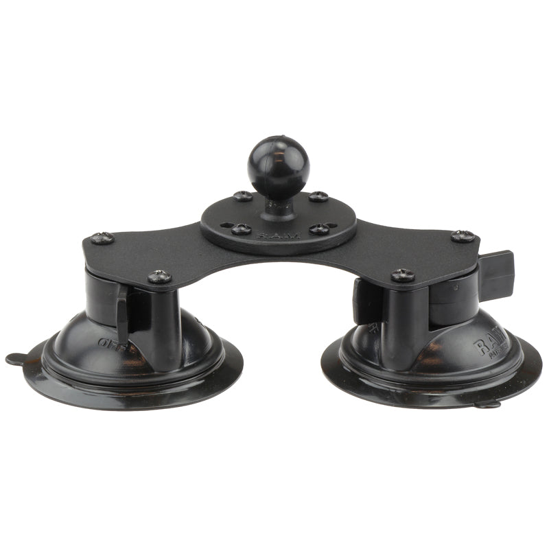 RAM twist lock dual zuigcupbasis met bal - RAM Mounts RAM-B-189B-202U