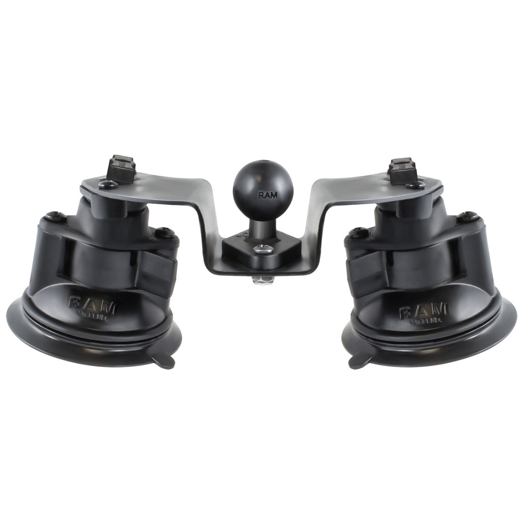 RAM Twist-Lock™ Dubbele Pivot Suction Cup Base met Bal - RAM Mounts RAM-B-189B-PIV1U afbeelding 2