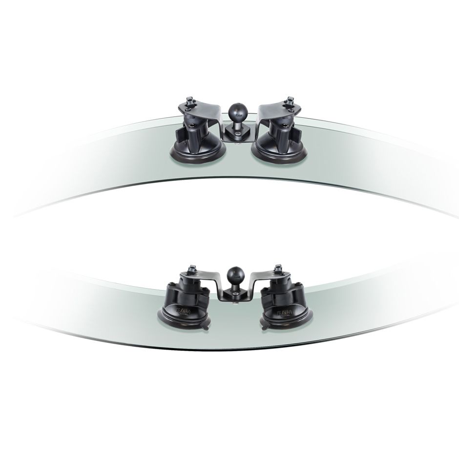 RAM Twist-Lock™ Dubbele Pivot Suction Cup Base met Bal - RAM Mounts RAM-B-189B-PIV1U afbeelding 3