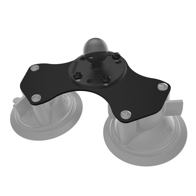 RAM Twist-Lock™ Dual Zuignap Basis - RAM Mounts RAM-B-189BU afbeelding 3