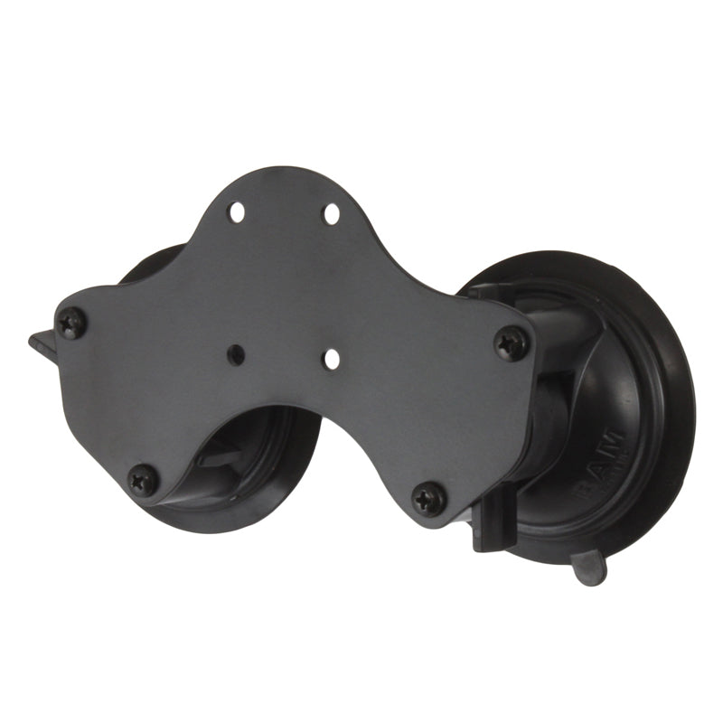 RAM twist lock dual zuignap basis - RAM Mounts RAM-B-189BU