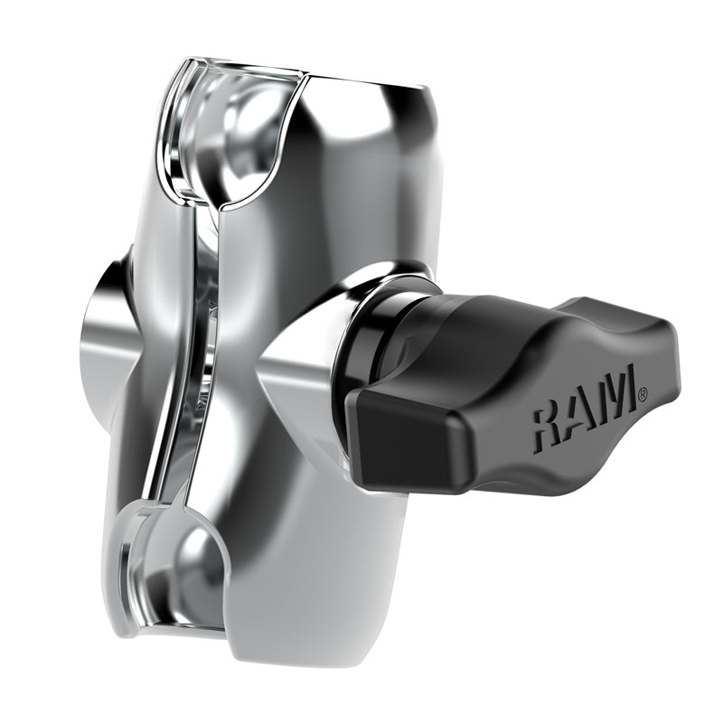 RAM chrome dubbele socket arm b maat kort - RAM Mounts RAM-B-201-ACHU